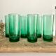 6 vintage luminarc France “long drink” glasses