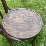 Set of 8 mismatched bistro chairs