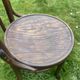 Set of 8 mismatched bistro chairs