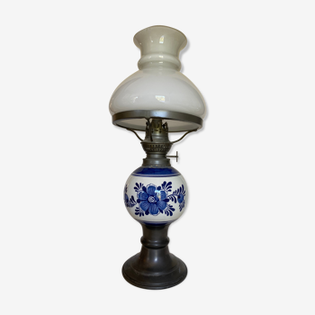 Vintage kosm brenner opaline kerosene lamp