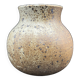 Pyrite stoneware ball vase
