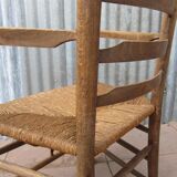 Wooden Dutch rustic farmers armchair Chair