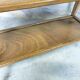 Vintage shelf on wooden legs in wood