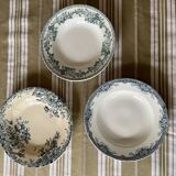 Mismatched ironstone plates