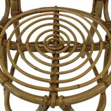 Chaise vintage en rotin Rohe Noordwolde