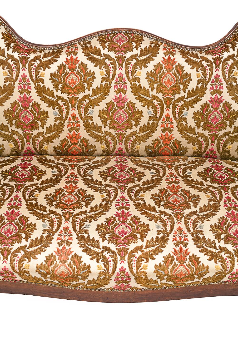 Walnut loveseat, 1930