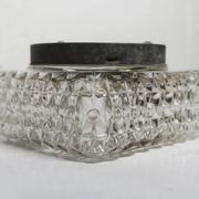 Plafonnier ou applique carré 1970 space age