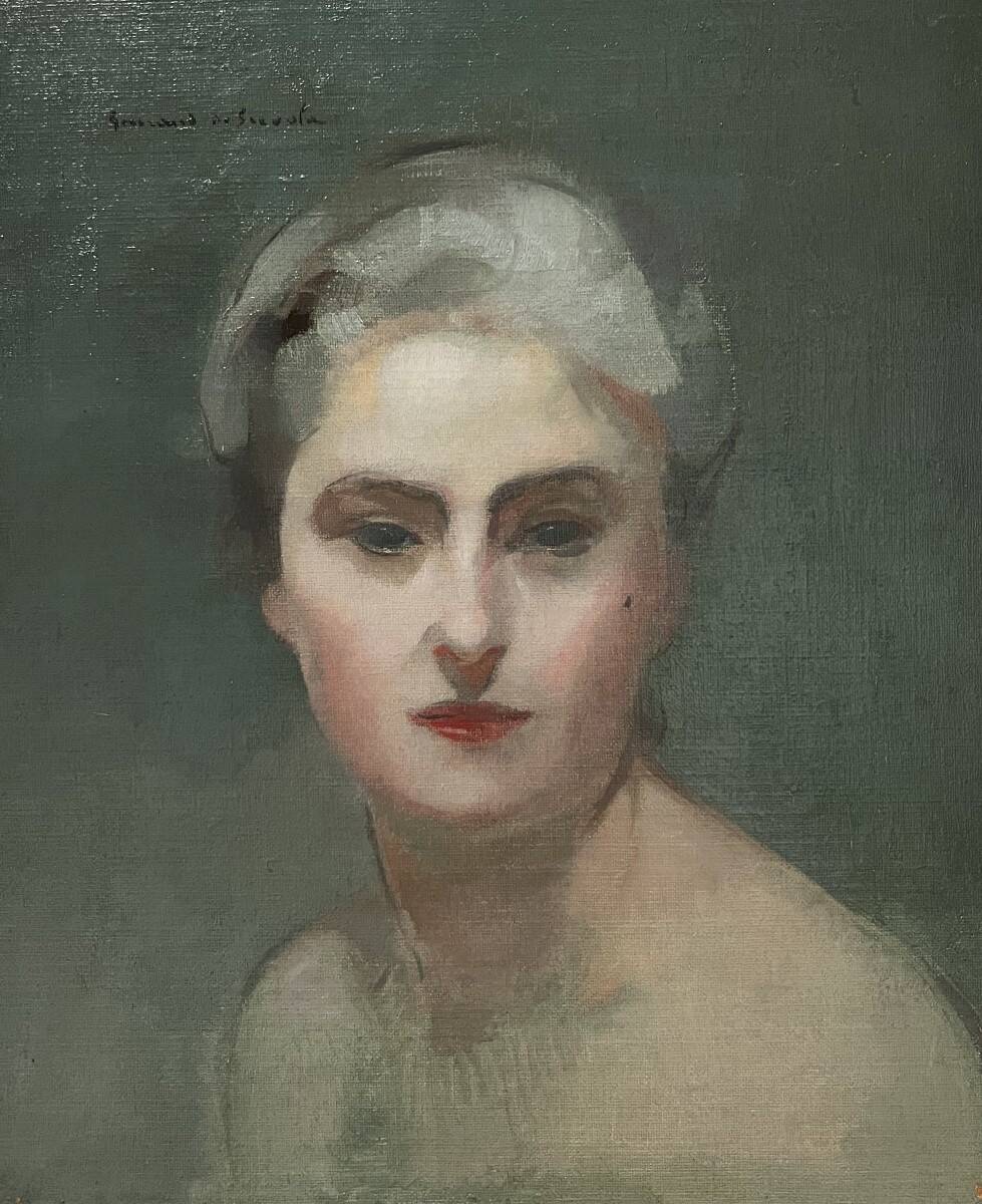 Lucien-Victor Guirand de Scévola (1871-1950) Portrait of his wife, oil on canvas signed