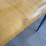 Set of 10 school chairs 70s