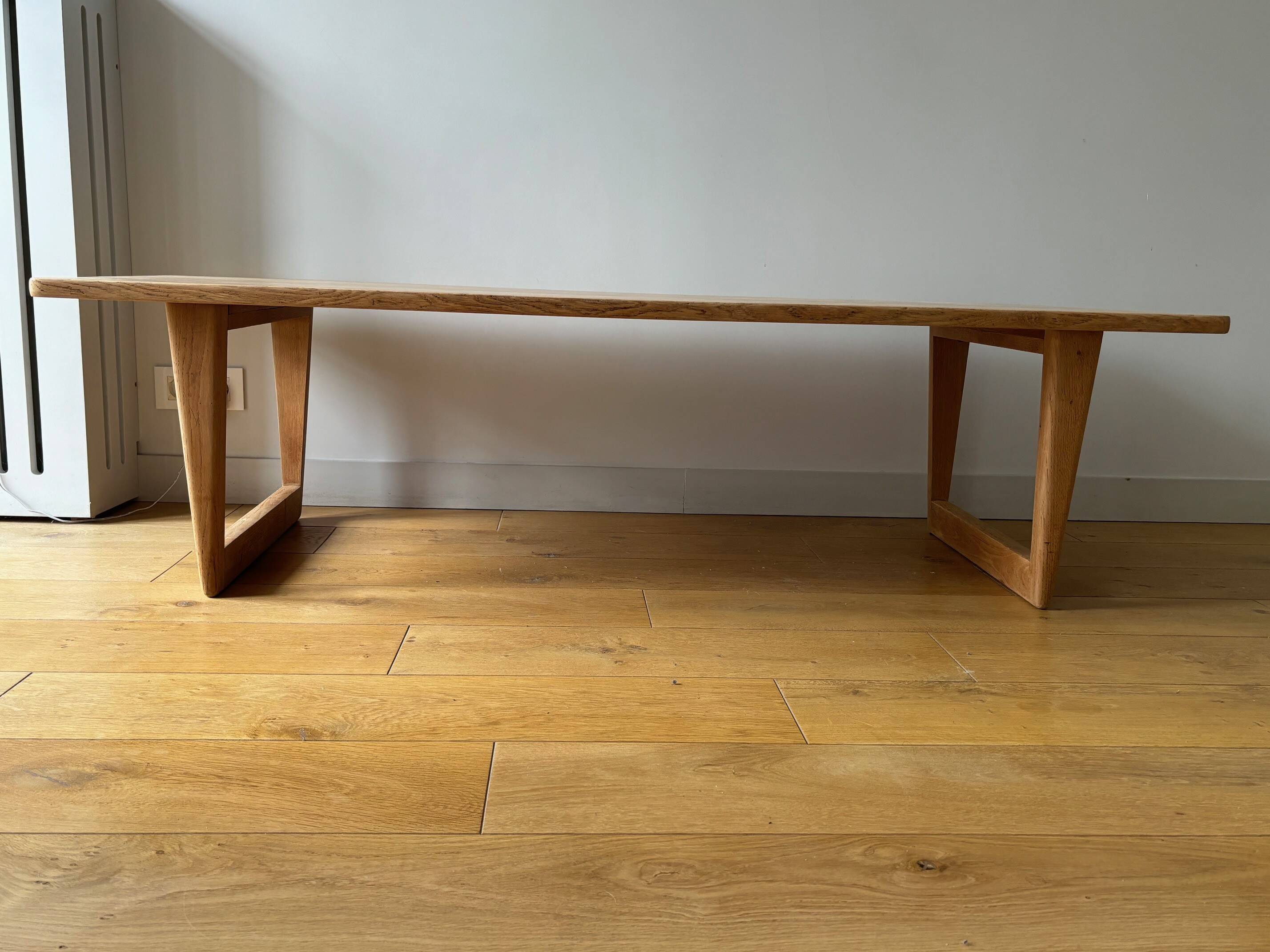 Oak coffee table by Borge Mogensen - Denmark, 1970s