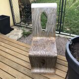 Chaise en métal