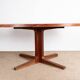 Very large Danish dining table in teak, oval and extendable, Dyrlund.