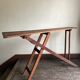 1900 folding ironing console table
