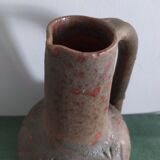 Brutalist pitcher vase in Campo Piannon orezza gres