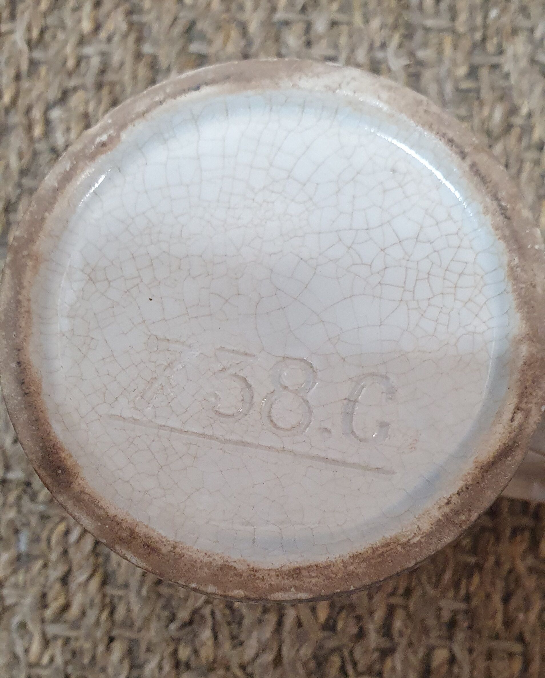 Ceramic cold milk pitcher from 1930/40