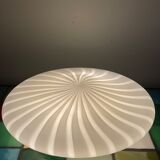 White Murano glass lamp