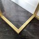 1970s brass shelf