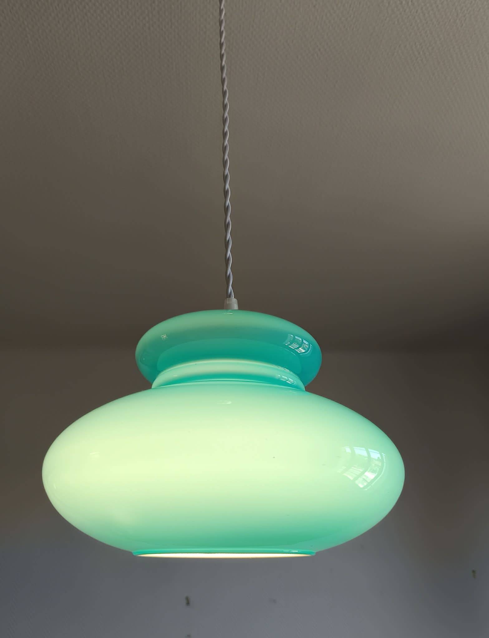 Suspension UFO space age blue 1970