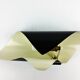 Black coiled metal spiral sconce 1960
