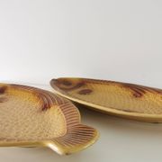 Vintage Fish Serving Plate: KIL Yugoslavia Mid-Century Tableware