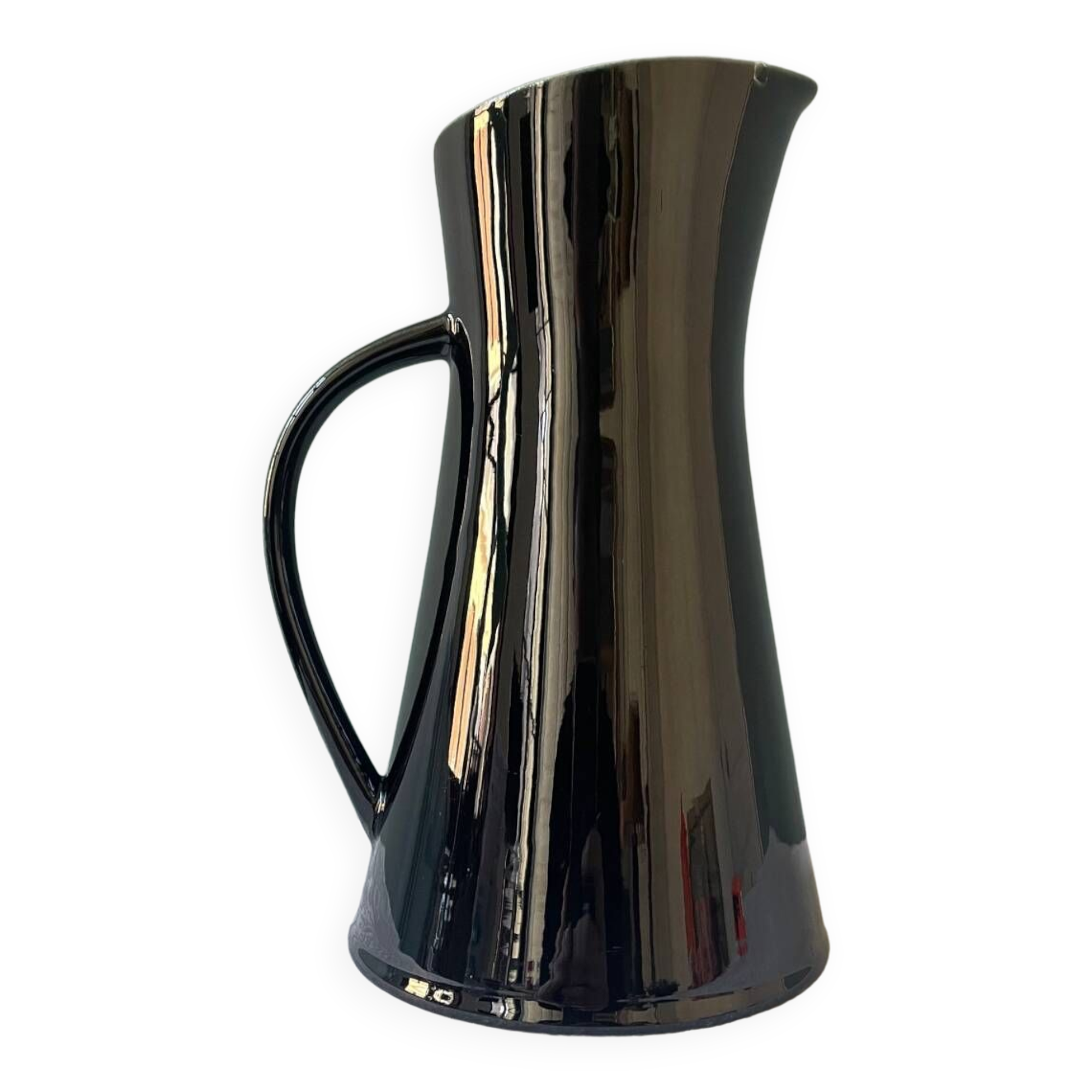 Villeroy & Boch black and yellow pitcher