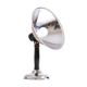 Lampe de table vintage avec bouclier de chrome, Tchécoslovaquie Circa années 1920