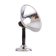 Lampe de table vintage avec bouclier de chrome, Tchécoslovaquie Circa années 1920