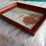 oil on canvas painting dated mountain landscape signed