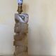 Carved onyx lamp – Pre-Columbian/Aztec style – Vintage