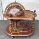 Globe bar terrestre – vintage – ornements – meuble bar a roulette