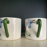 Duo of large cups Gien