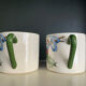 Duo of large cups Gien
