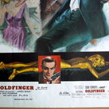 Original movie poster "Goldfinger", James Bond 007