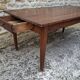 Table de ferme en chêne et sapin