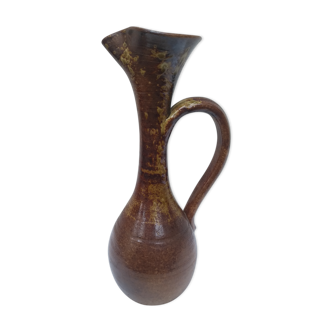 Glazed terracotta pitcher