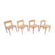4 chairs by Niels Otto Moller, model 75 for J.L. Mollers Mobelfabrik