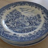 6 flat plates Churchill England