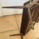 Folding magazine rack with shelf