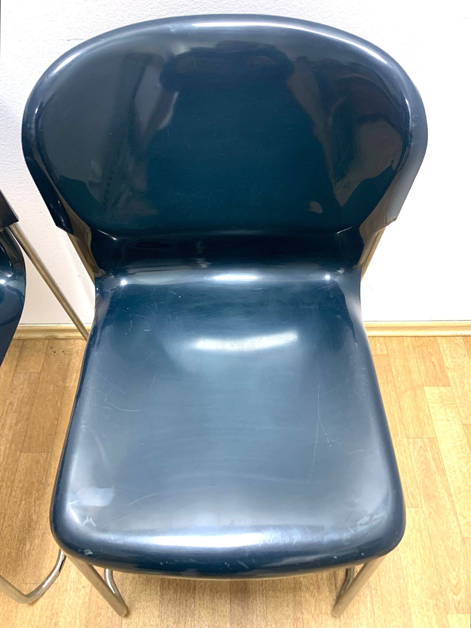 Chaise rétro Drabert SM400K, Allemagne de l'Ouest, années 1980, lot de 2