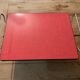 Plateau de service en formica rouge