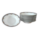 Lot of soup plates Limoges porcelain