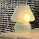 Frosted glass mushroom lamp