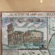 Gravure du XVIIIème - plan de Rome par J.Senex (1678 - 1740)