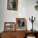 Set of three black and white photos 1950