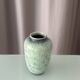 Vintage Studio Pottery Vase with Mottled Celadon Green Glaze