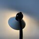 Vintage white and black metal desk lamp