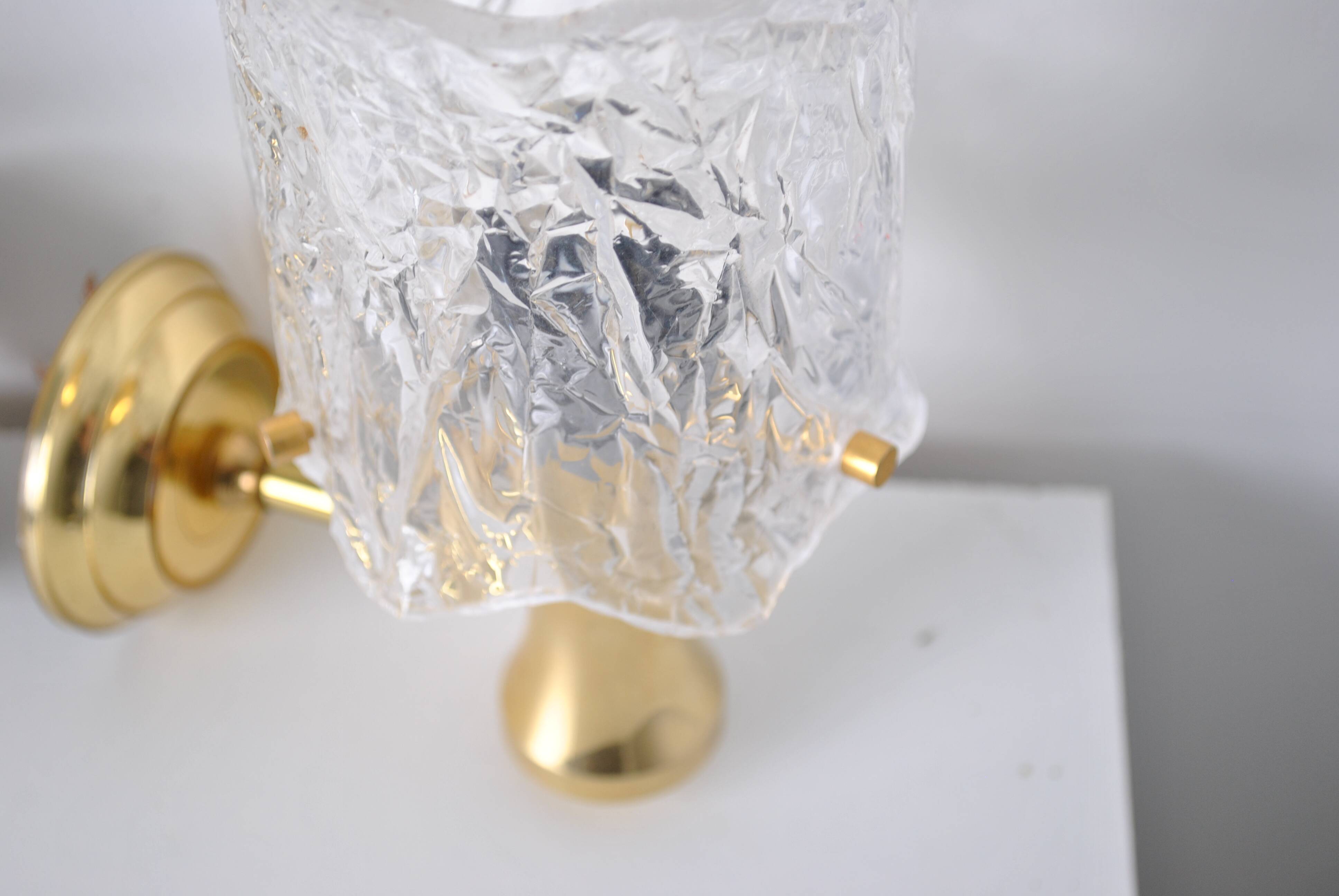 Pair of wall lights 1980