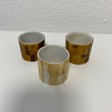 3 mother-of-pearl napkin rings