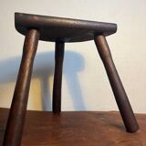 Wooden tripod stool