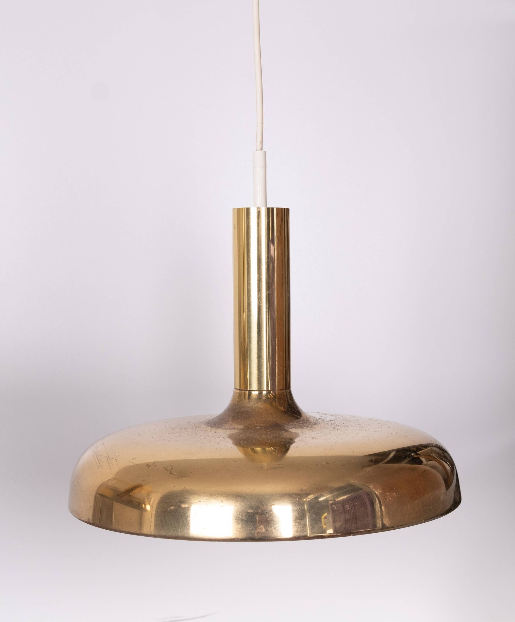 Set Solken Leuchten Brass ceiling lamps 1970s Germany